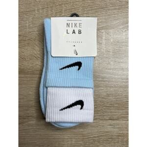 Nike Lab Double Layered Cuff Crew Socks Medium - NWT
